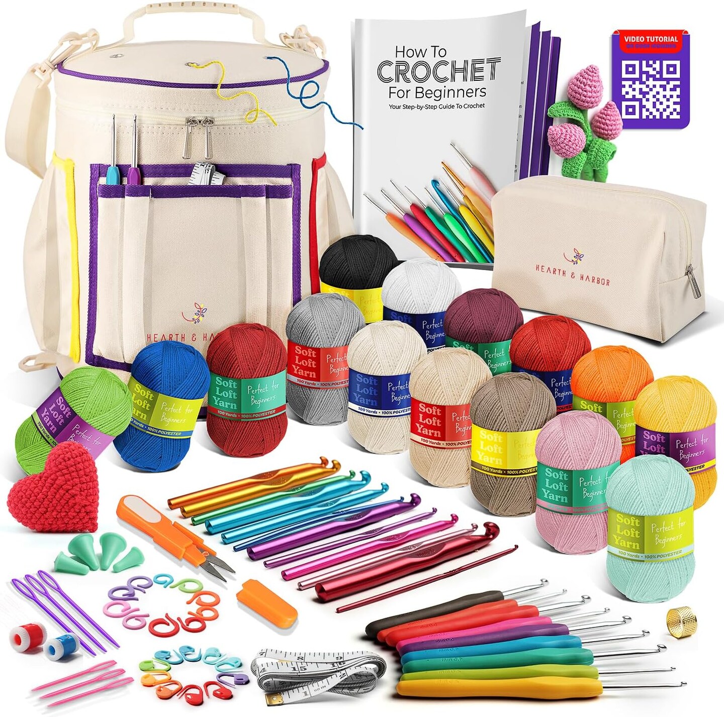 Crochet Kit for Beginners Adults and Kids