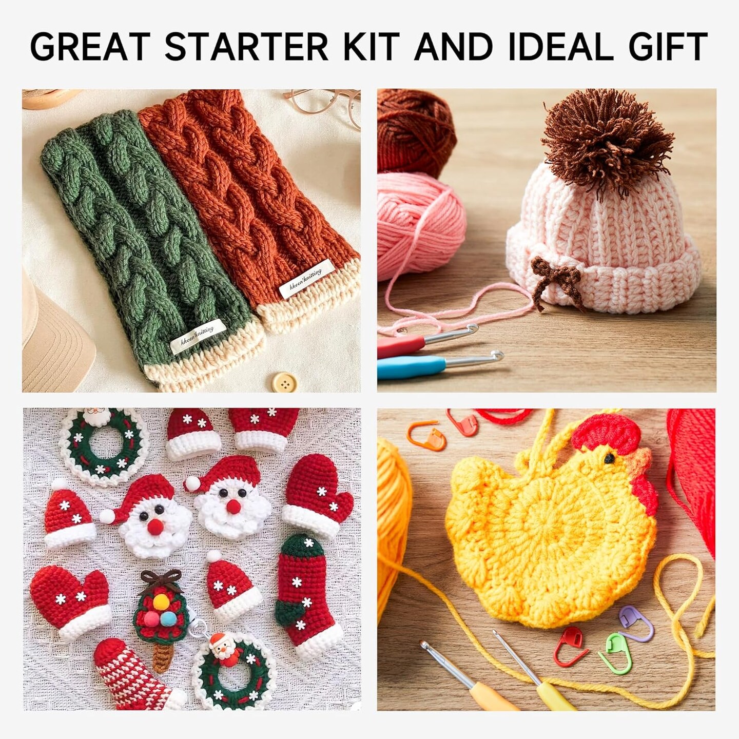 Crochet Kit for Beginners Adults Kids