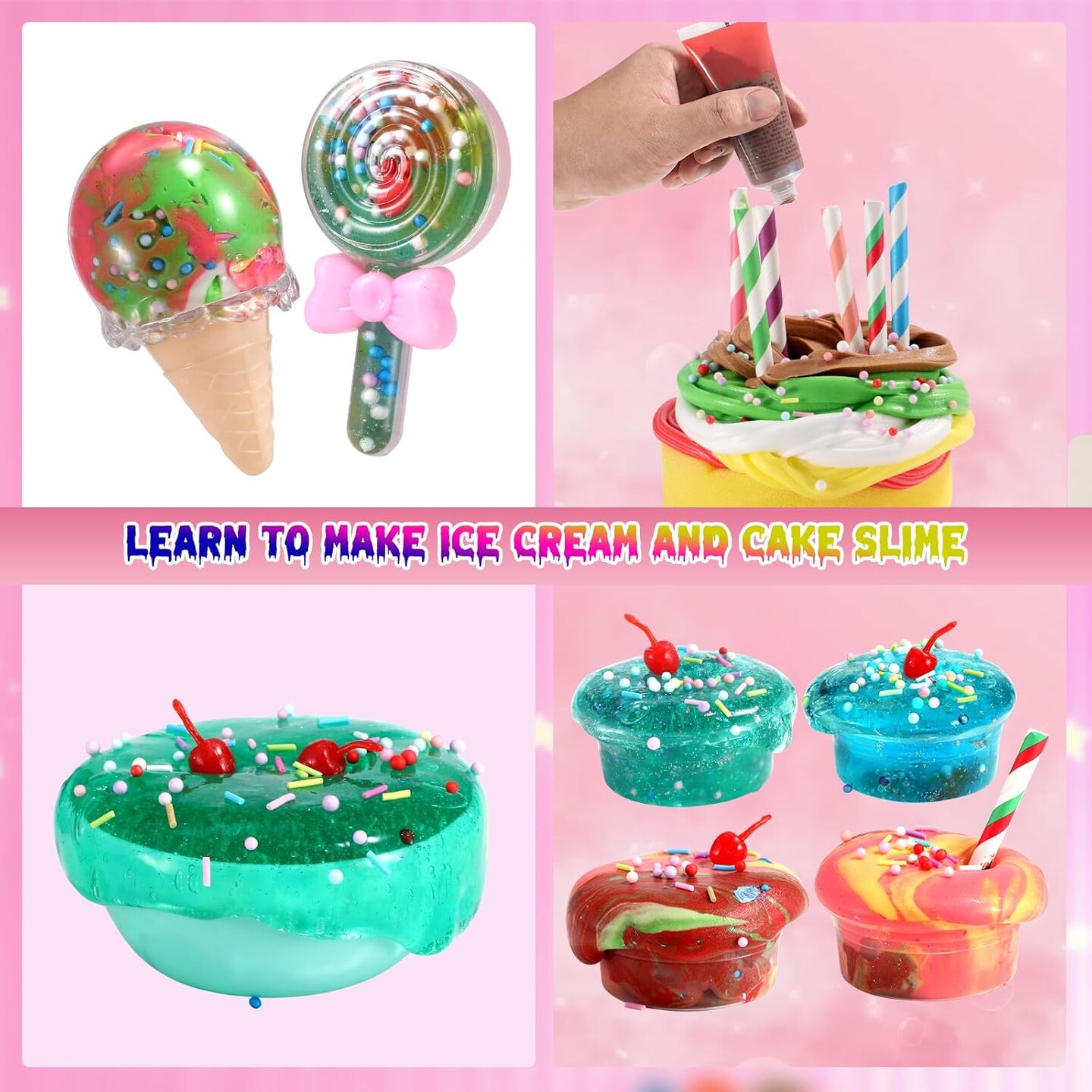 DIY Slime Making Set with Containers