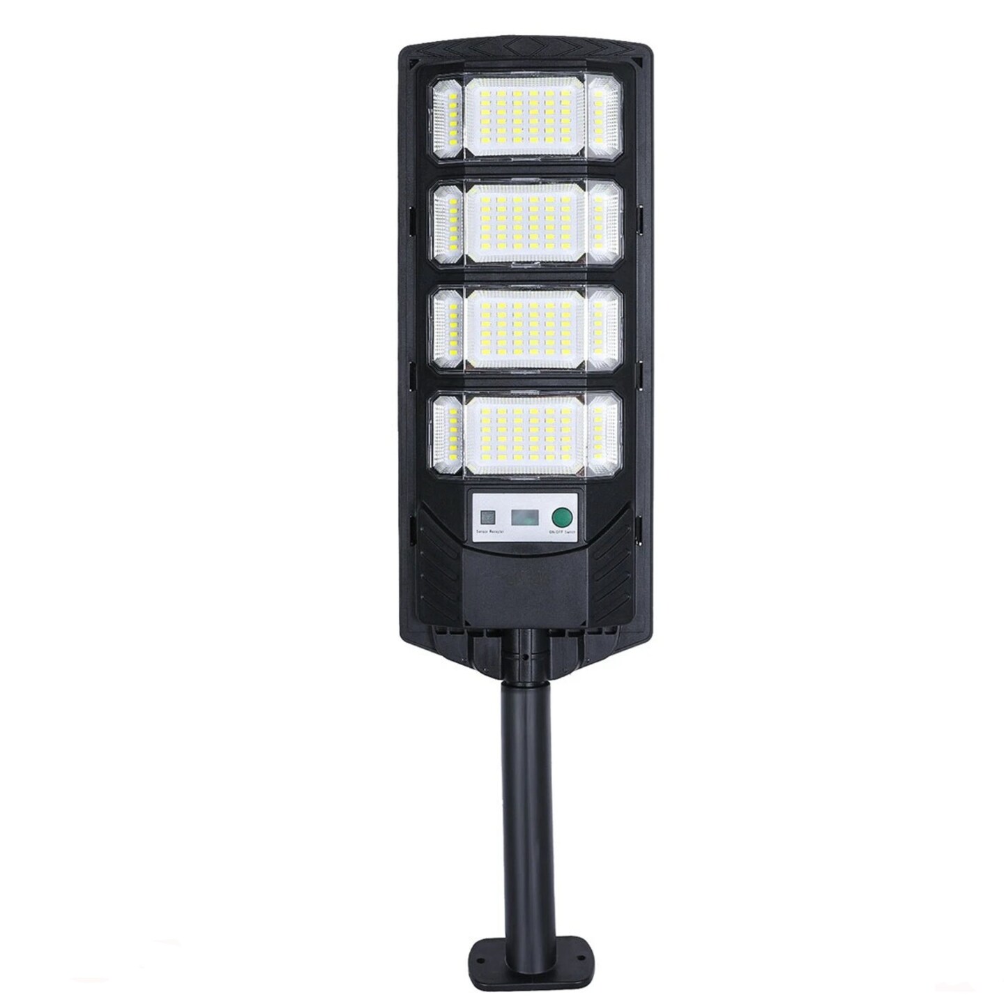 LED Commercial 1000000LM Outdoor Dusk to Dawn Solar Street Light Road Lamp with Remote & Pole