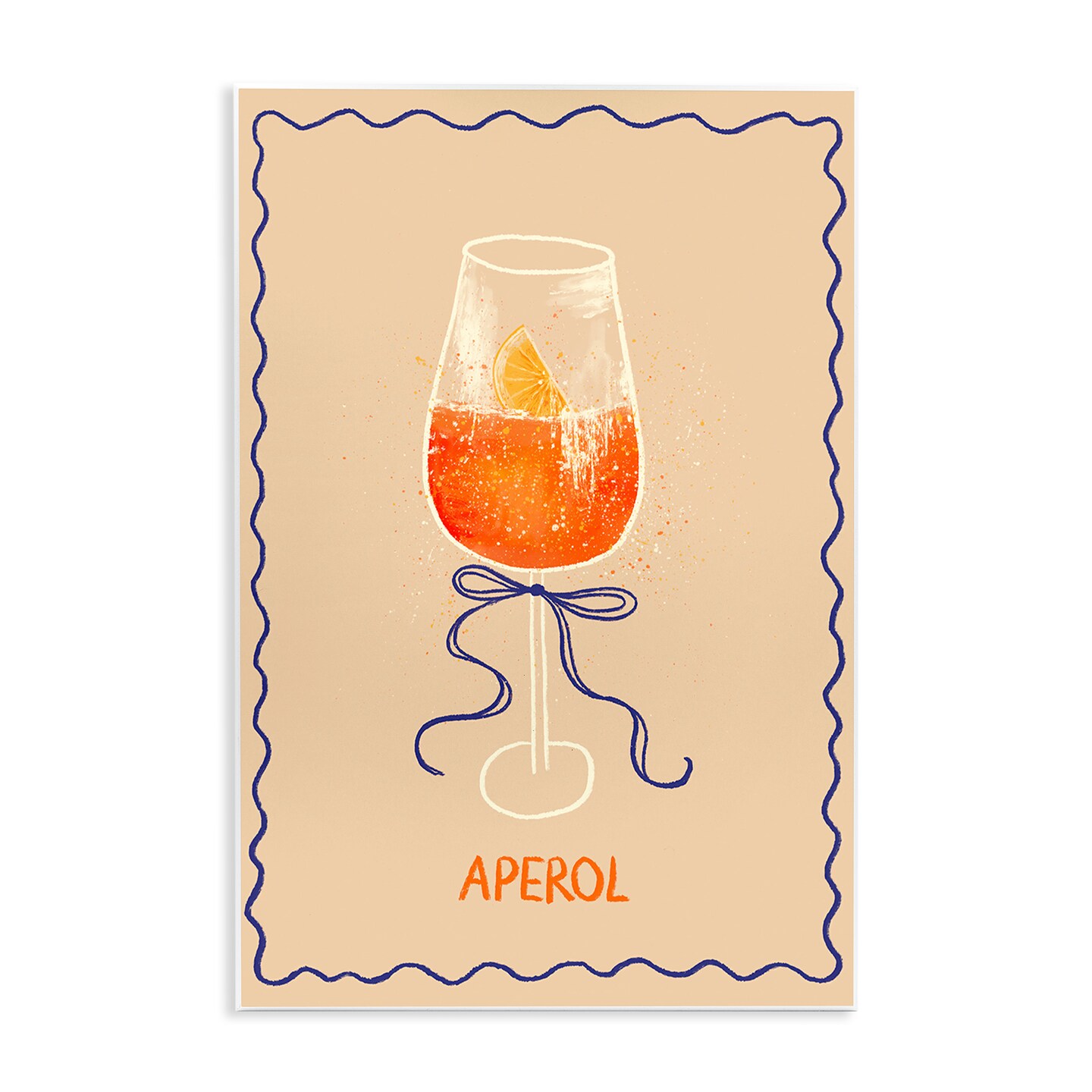 Stupell Industries Aperol with Ribbon Wall Plaque By Florentina Dolci