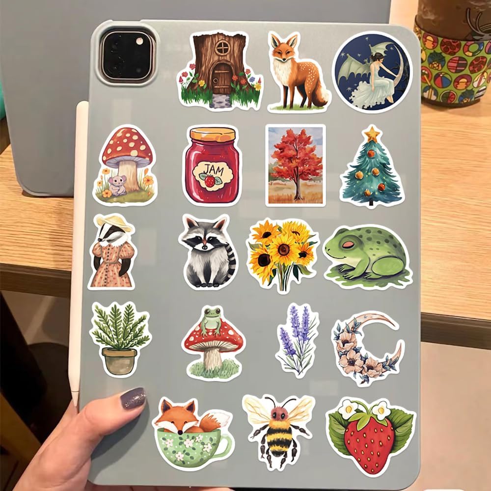 50Pcs Cute Forest Woodland Animal Stickers