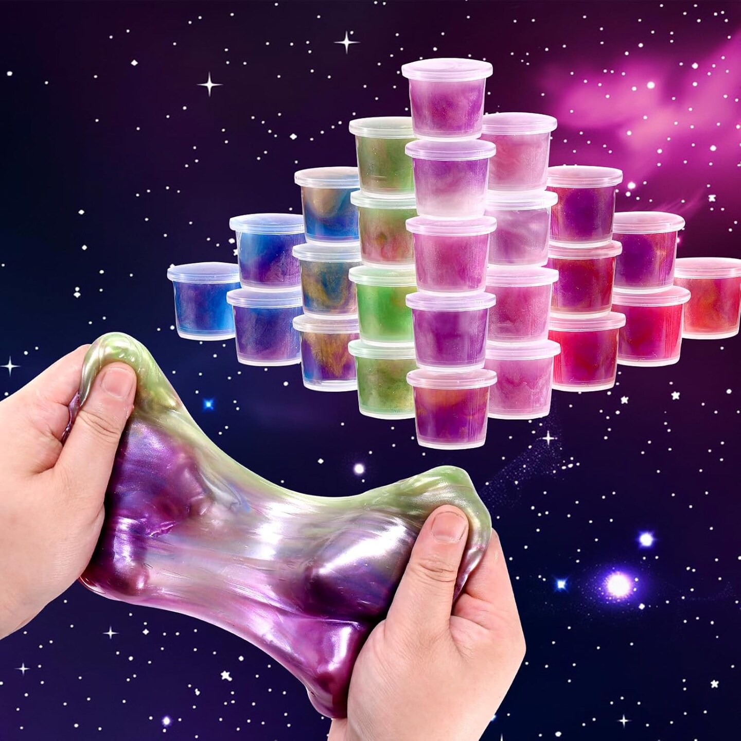 64 Packs Galaxy Slimes