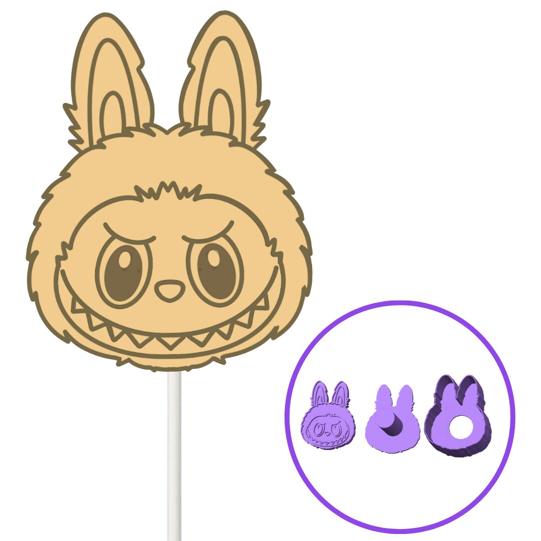 Cute Furry Creature Cake Pop Mold