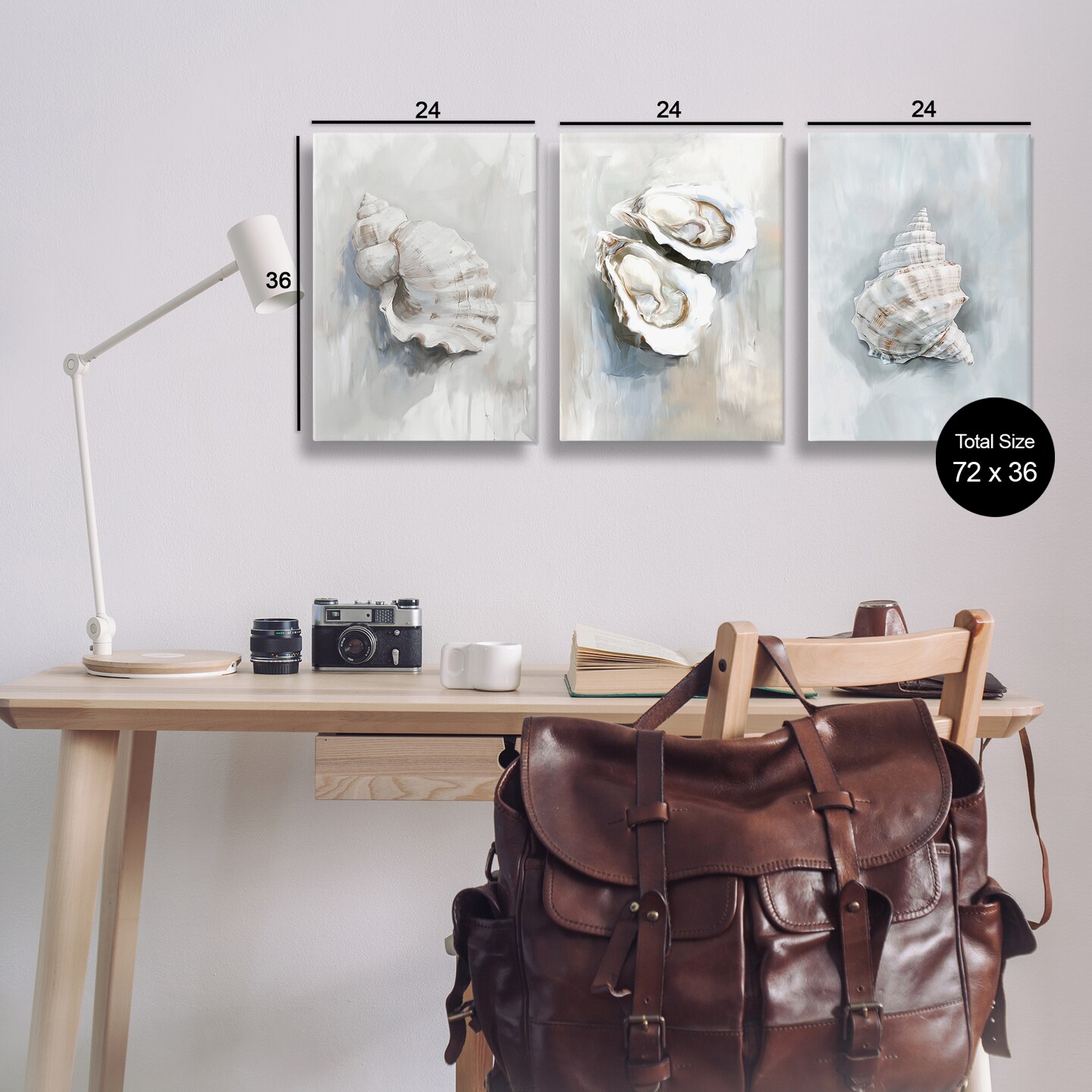 Stupell Industries Various Seashell Mirages 3pc Canvas Set By Ramona Murdock