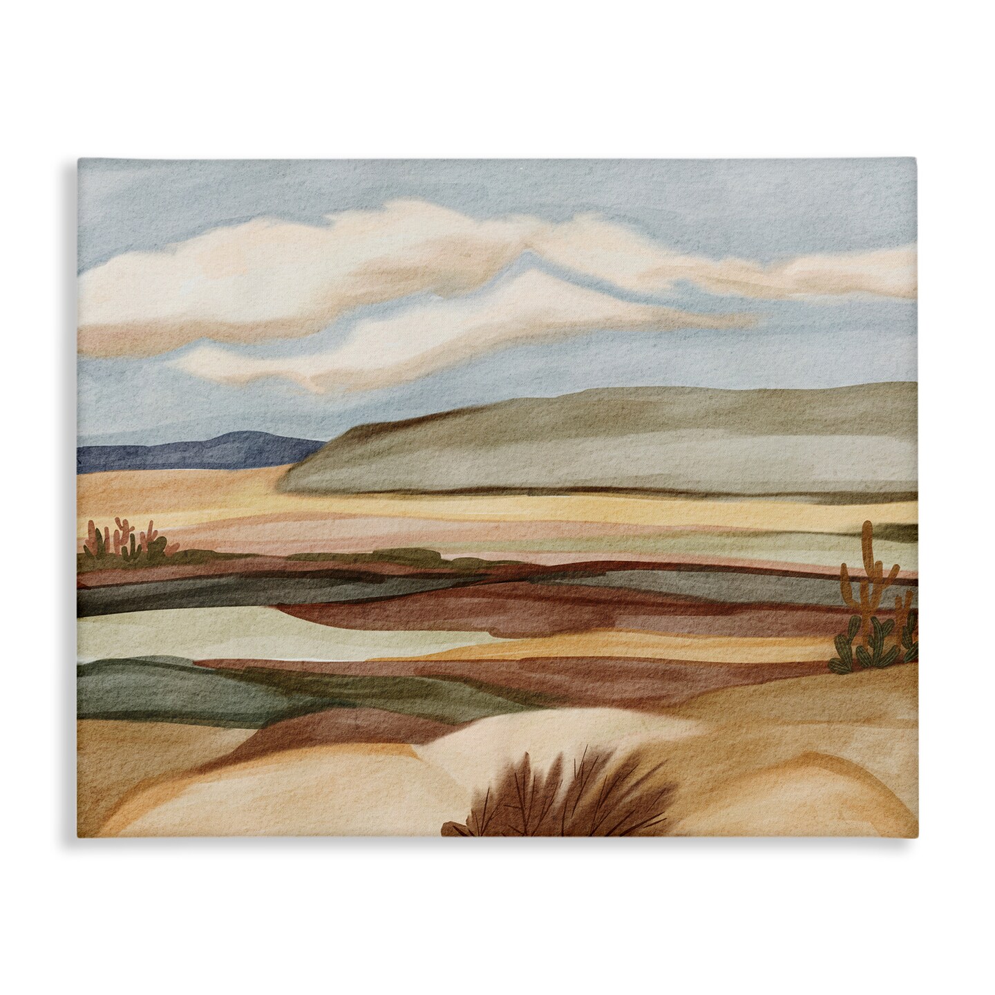 Stupell Industries Traditional Wild Western View Canvas By Nikita Jariwala