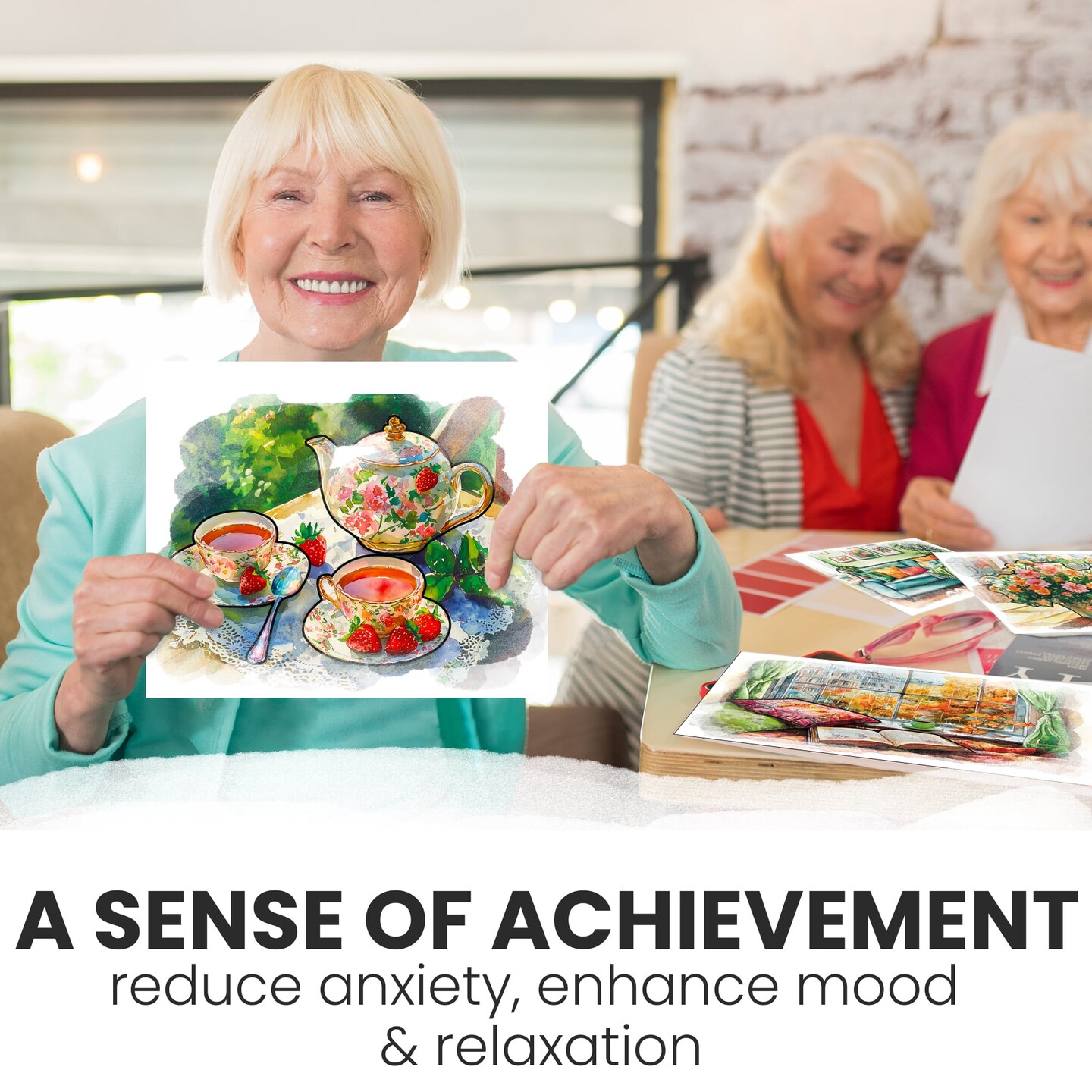 Water Painting Dementia Activities for Seniors | Cozy Home