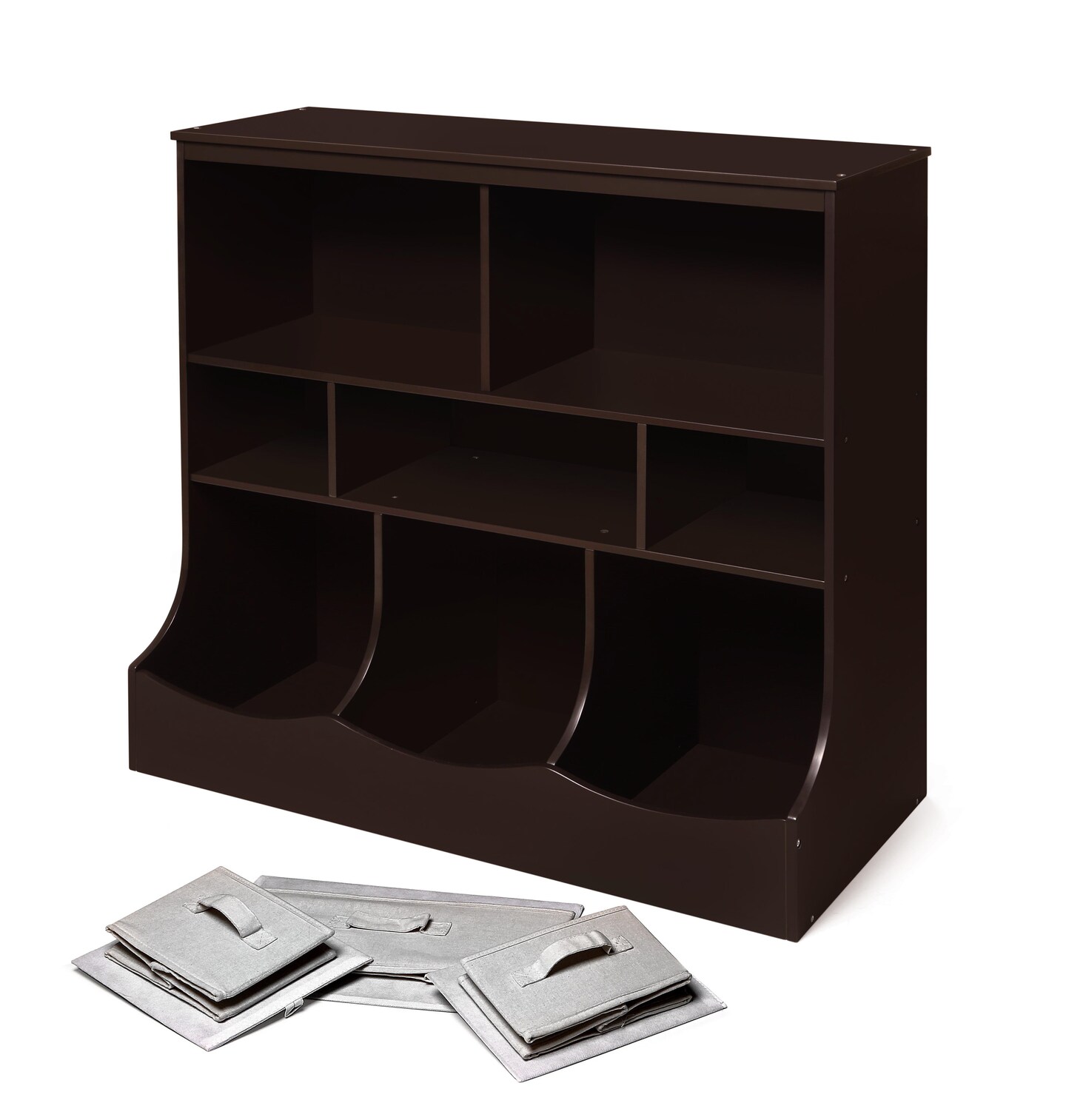 Badger Basket Combo Bin Storage Unit with Three Baskets