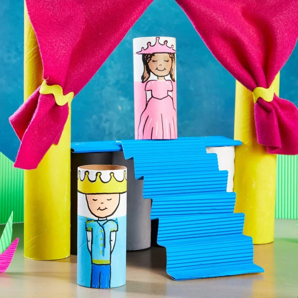 24-Pack DIY Paper Tubes for Crafts, Classroom Projects, 1.6x4 In, Brown