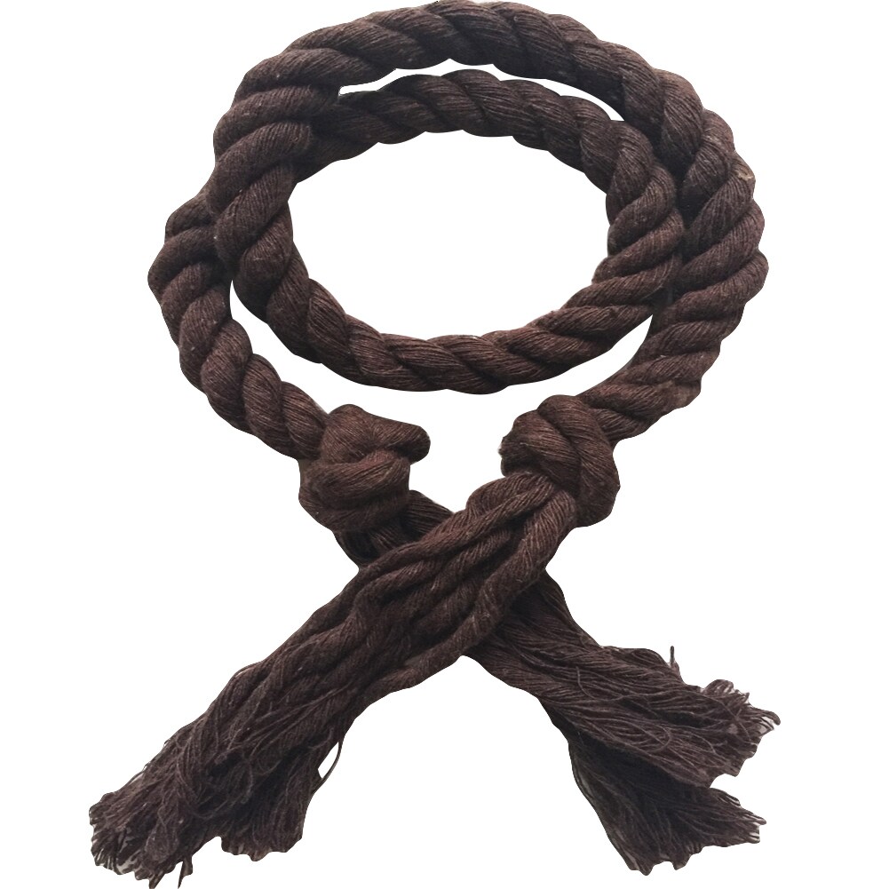 2Pcs Thick Tassel Decor Durable Curtain Ropes Simple Clothes Curtain Cotton Flax Straps Window Accessories
