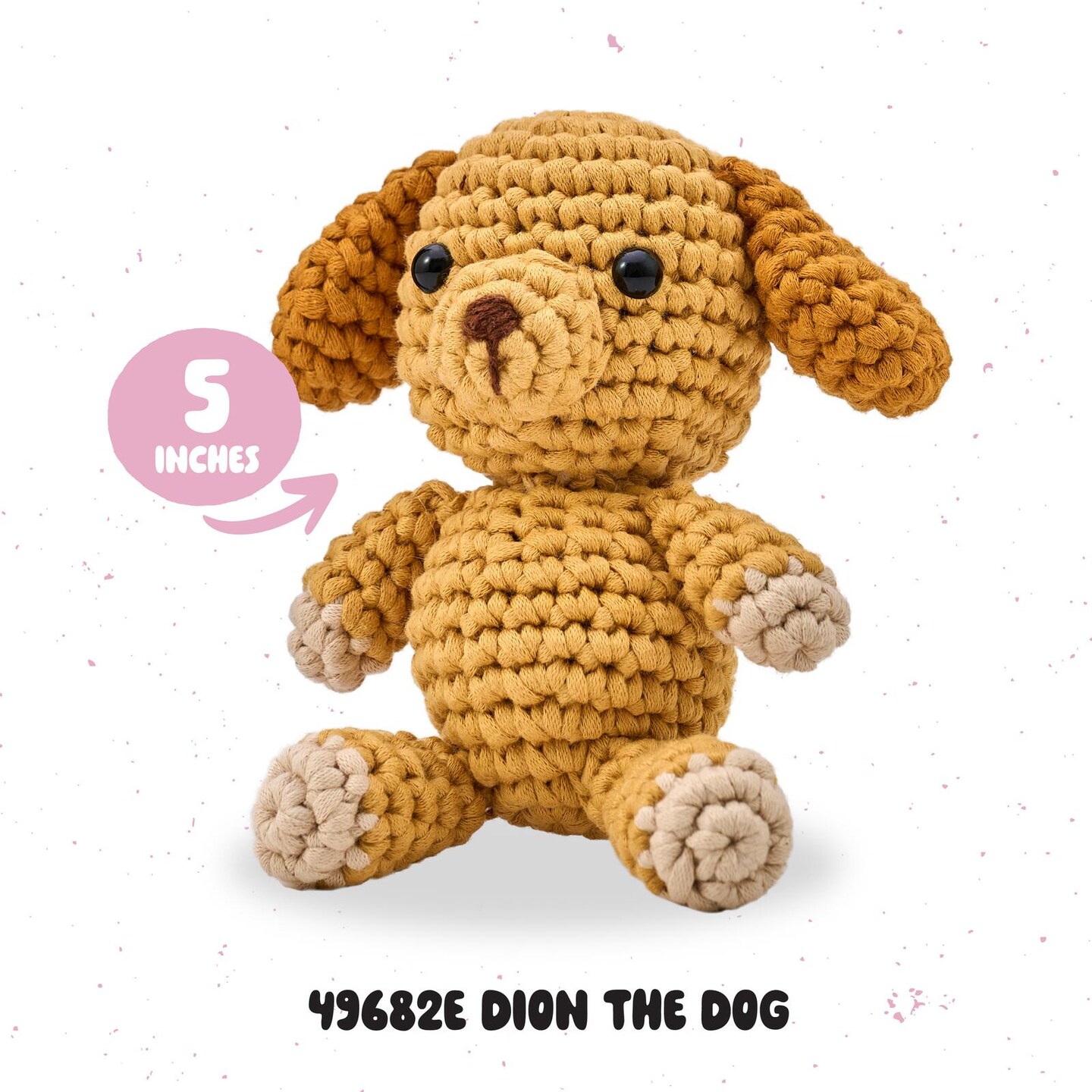 Bucilla Amigurumi Crochet Kit Dion the Dog