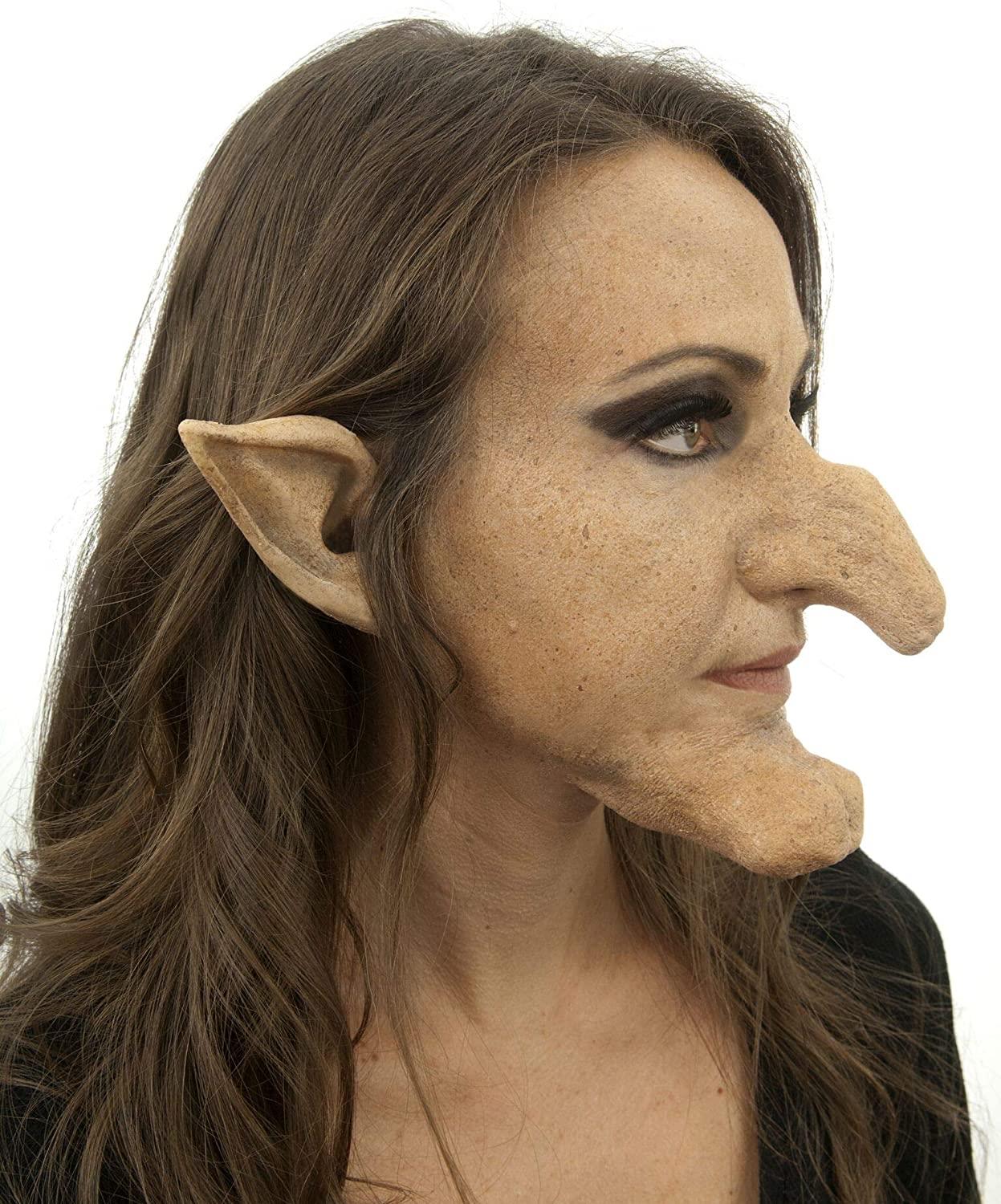 Woochie Classic Latex Ears - Professional Quality Halloween Costume Makeup - Witch Hazel