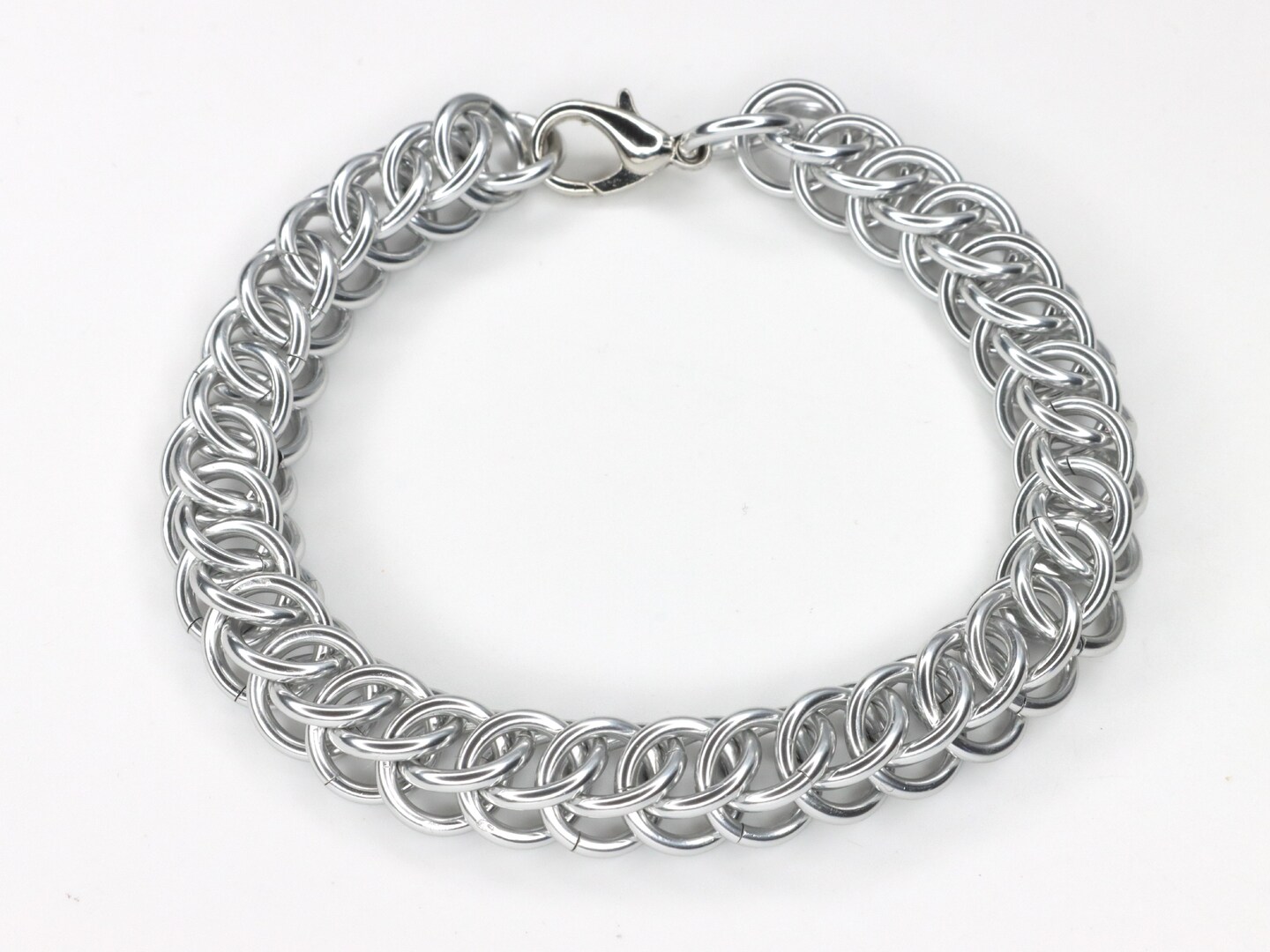 Chunky Chain Bracelet | Unisex Chainmail Bracelet Handmade in Your