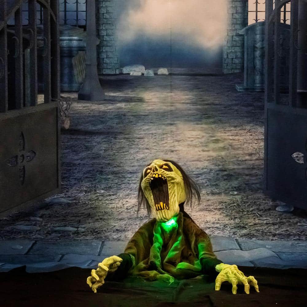 21 in Trevor the Animated Zombie Groundbreaker Halloween Decoration