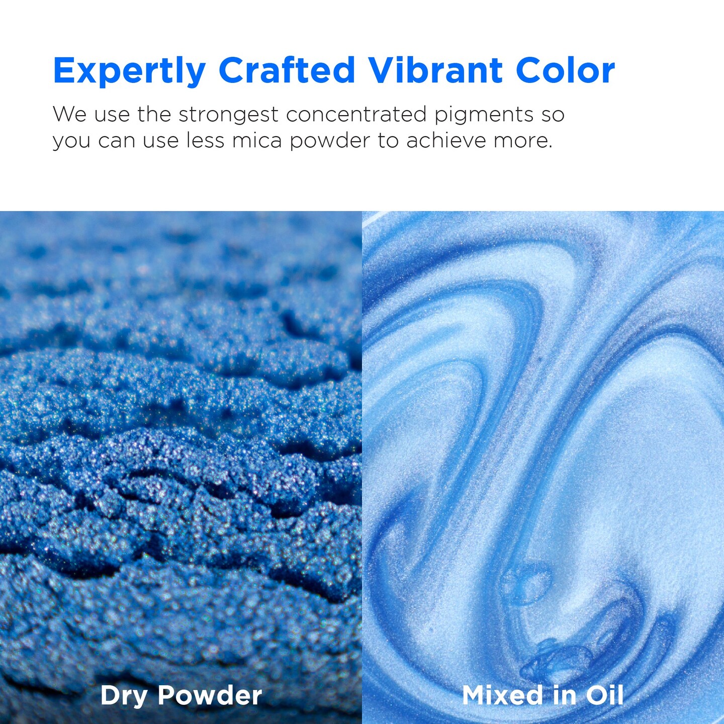 Rolio - 1 Jar Mica Powder (Voronet Blue) - 50g / 1.8 oz