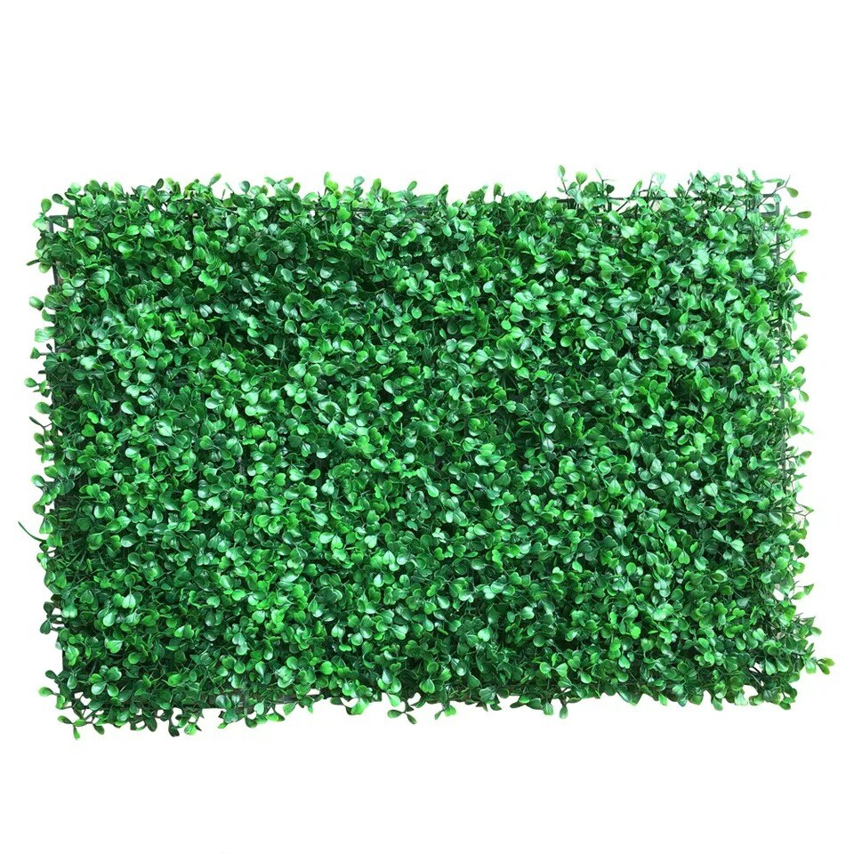 12Pcs 40*60cm Foliage Hedge Grass Mat Artificial Plant Wall Fence Greenery Panel