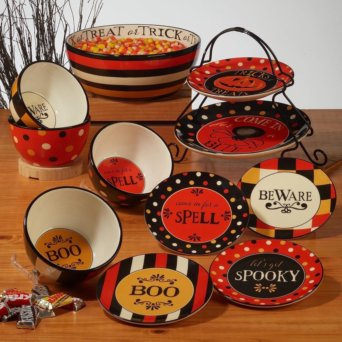 Spooky Halloween 110Oz.Deep Bowl, Multicolor