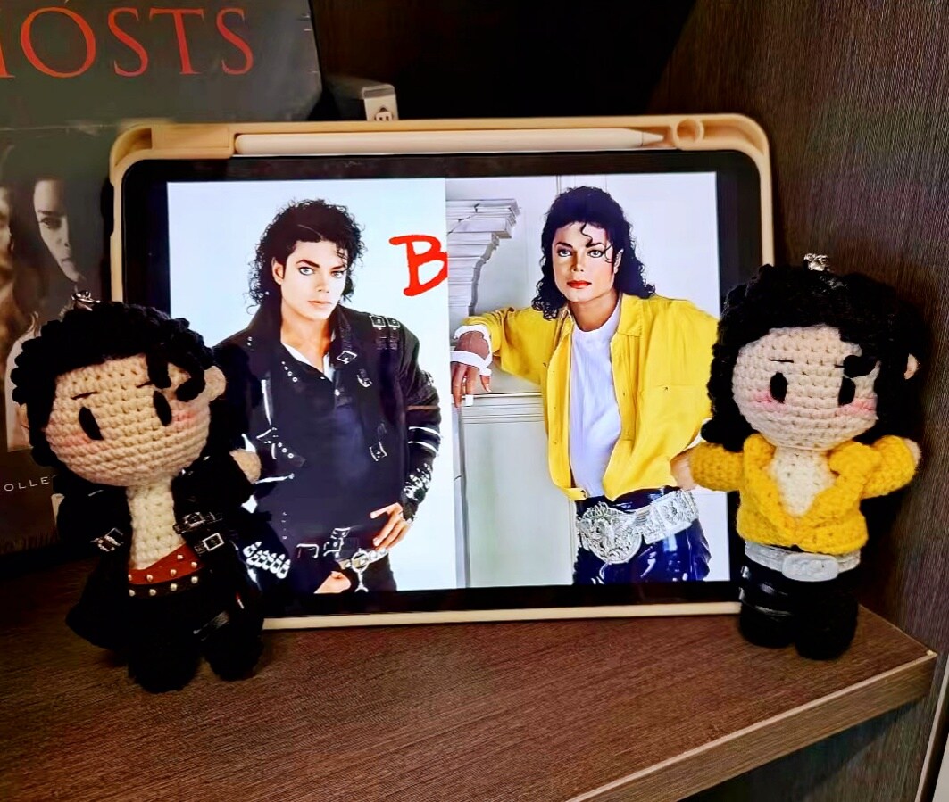 Handmade Crochet Michael Jackson dolls buy