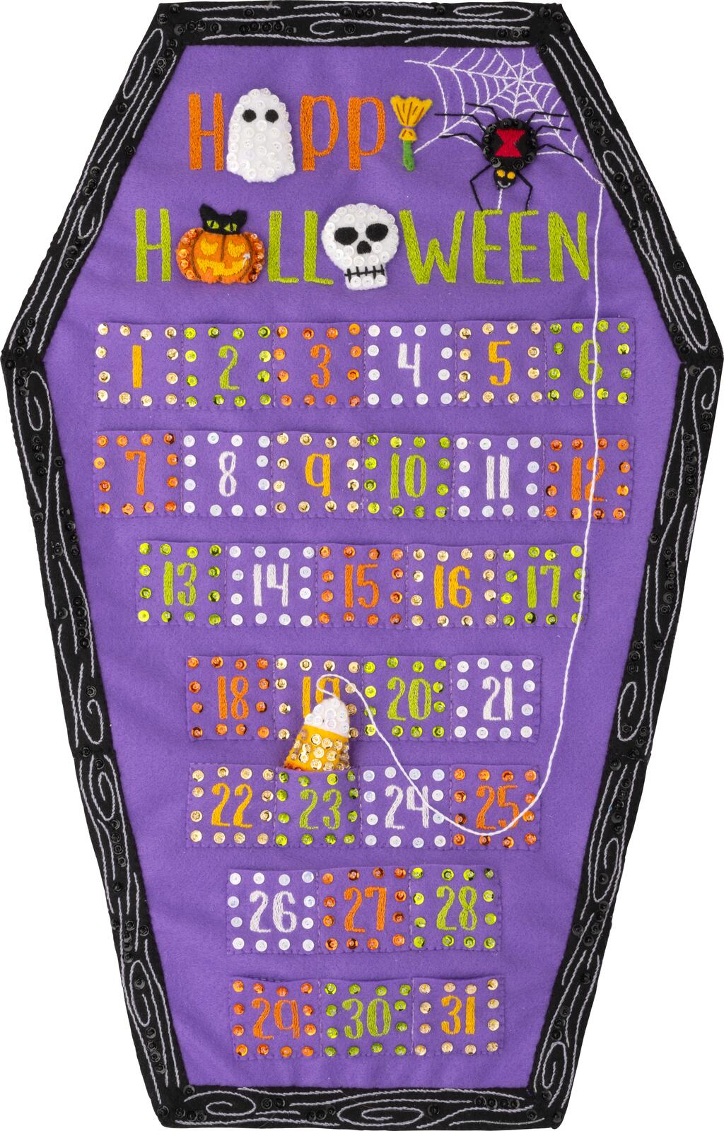 Bucilla Halloween Countdown Felt Wall Hanging Kit - 89728E