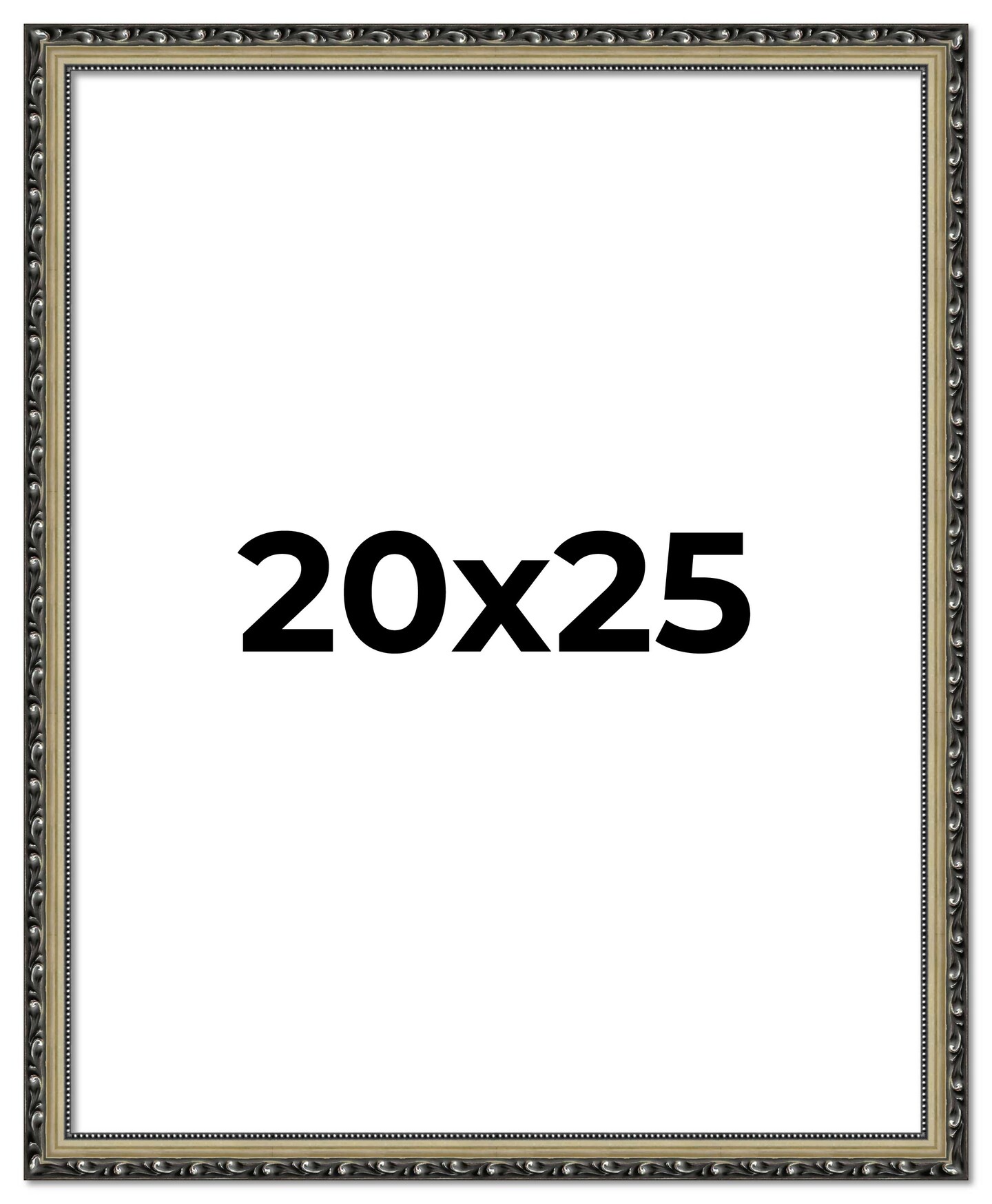 20x25 Museum-Quality Picture Frame with UV-Resistant Acrylic & Acid-Free Backing, Available in 4 Finishes - Gold, Silver, Bronze, and Black