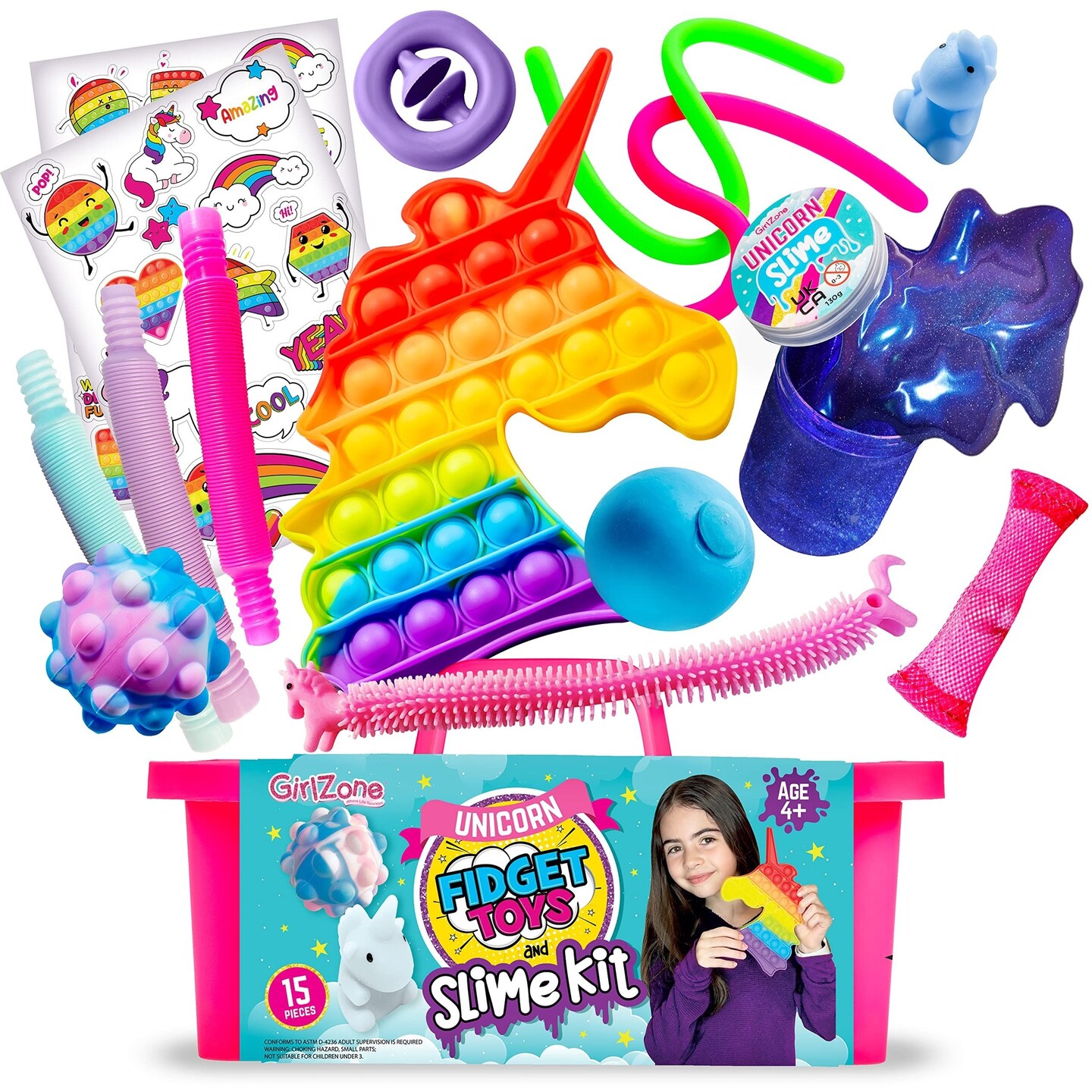 Slime with toys on sale