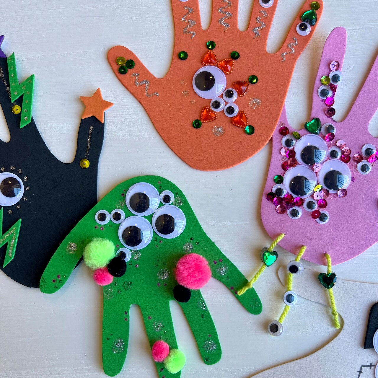 Kids Club: Monster Hand Prints