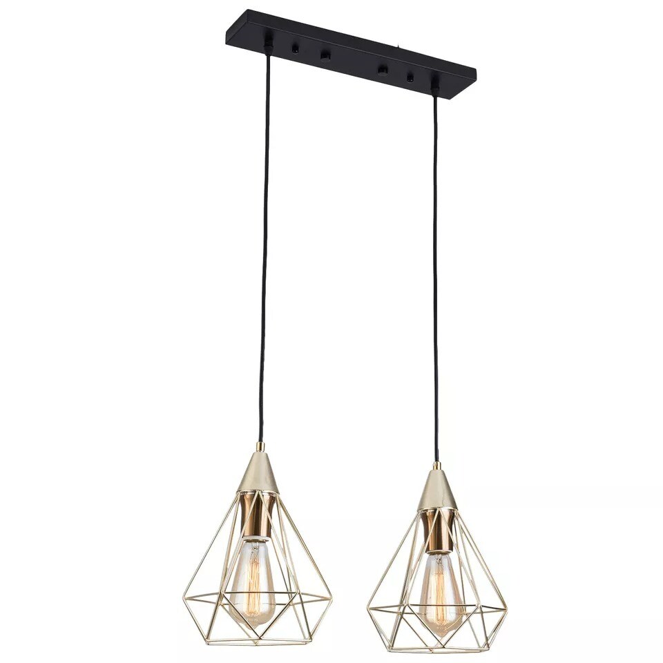 Modern Kitchen Island Lamp Pendant Light Chandelier Metal Ceiling Fixture Gold