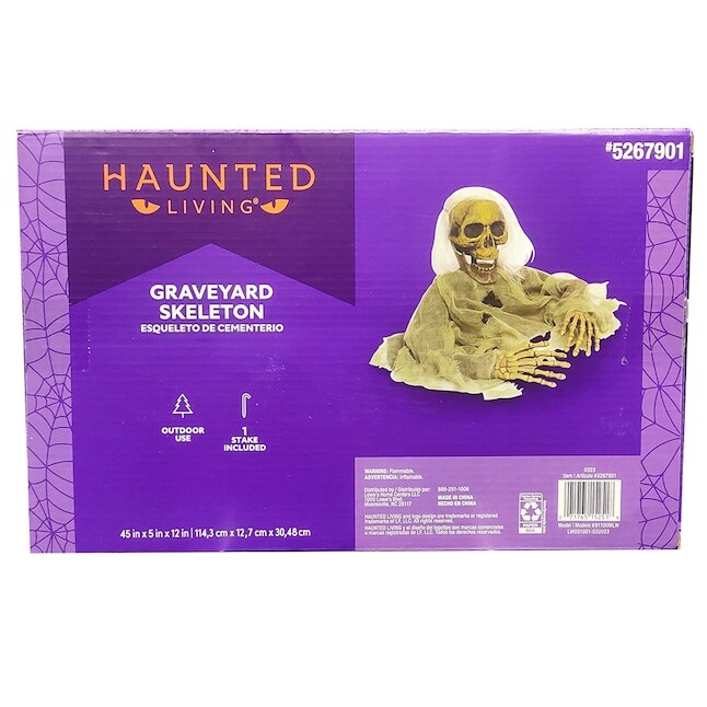 13 Inch Graveyard Skeleton Grave Breaker Halloween Decoration