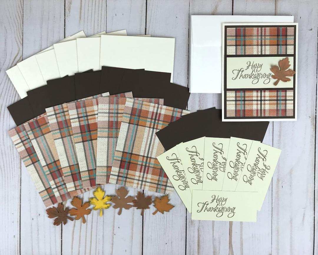 Thanksgiving Card Making Kits for Adults, Fall Card Kits, DIY Card Kit ...