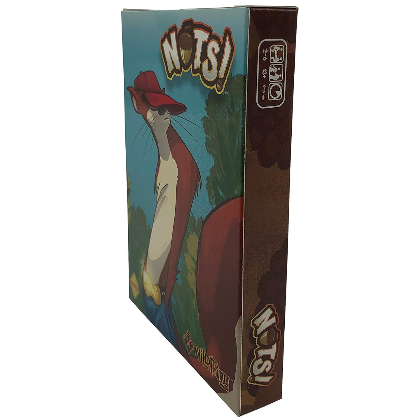 Nuts- A Nut Grabbing Card Game Against Squirrels for 2-6 Players, Ages 13+