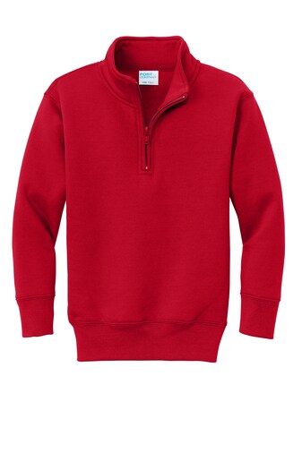 Port & Company® Youth Core Fleece Zip Pullover Sweatshirt