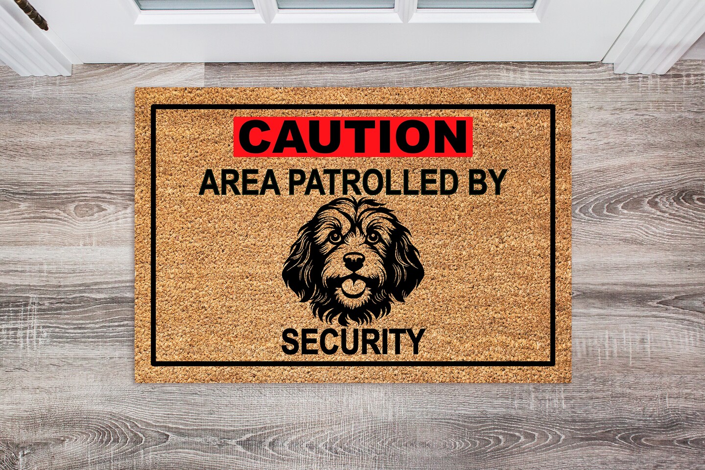 Cockapoo Security Doormat Cockapoo Welcome Mat 3 Sizes MakerPlace by Michaels