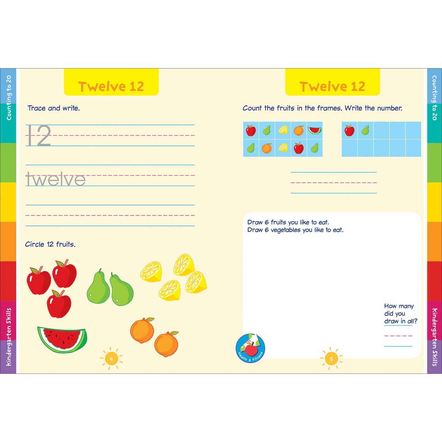 Carson Dellosa Kindergarten Workbook, Phonics, Reading, Math, Social Emotional Learning, Writing Practice, Activity Book Ages 5-6, Classroom or Homeschool Curriculum