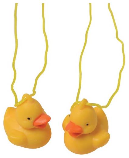 Rubber Duck Necklaces Include 12 Units