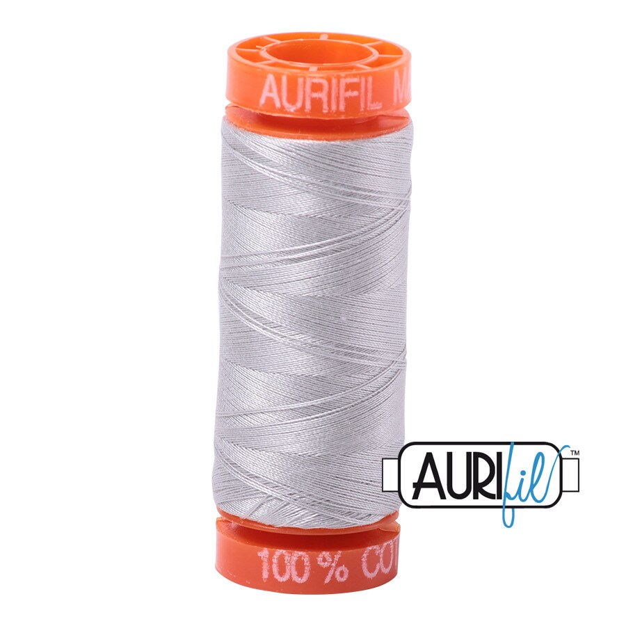 Aluminium (2615) | 50wt Small Spool (200M / 220Y) | Aurifil Thread