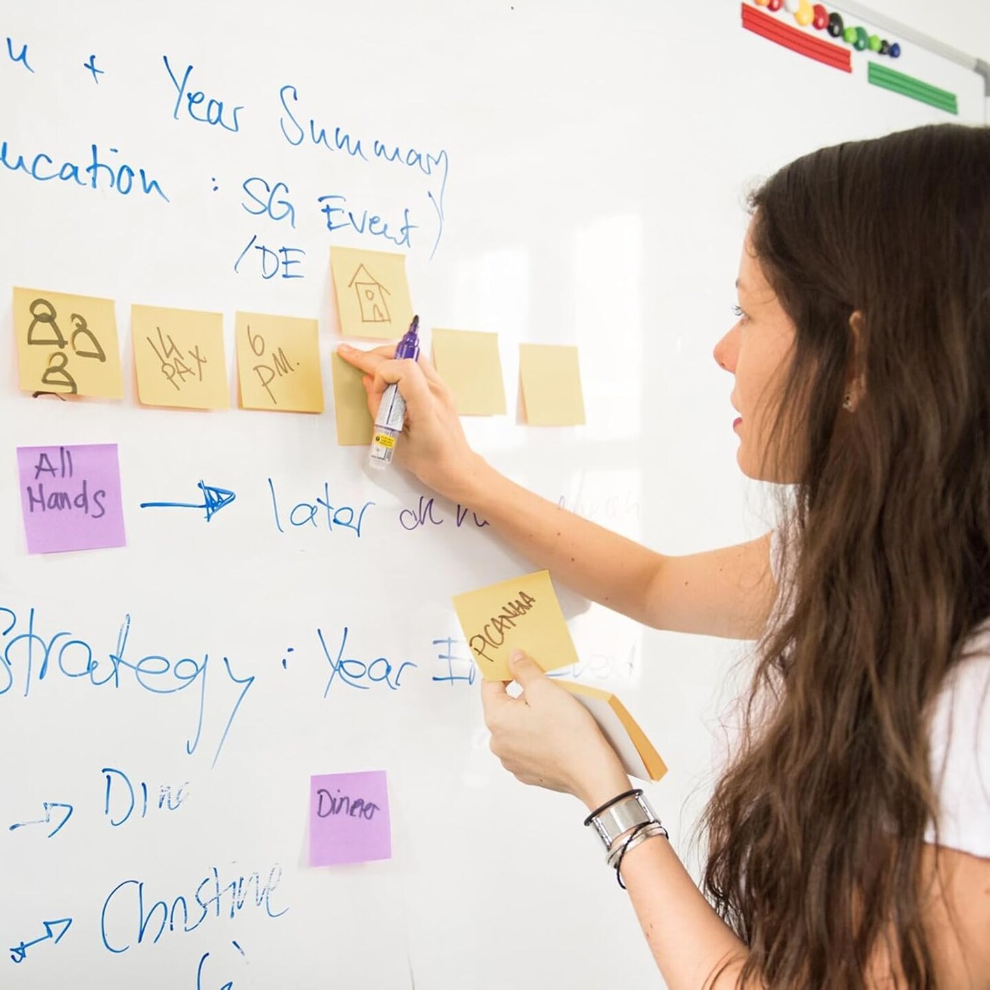 18 Pads Sticky Notes, Aesthetic Sticky Notes, 9 Colors of Neutral Notes for Office, School, Home Desks, and More, 50 Sheets/Pad