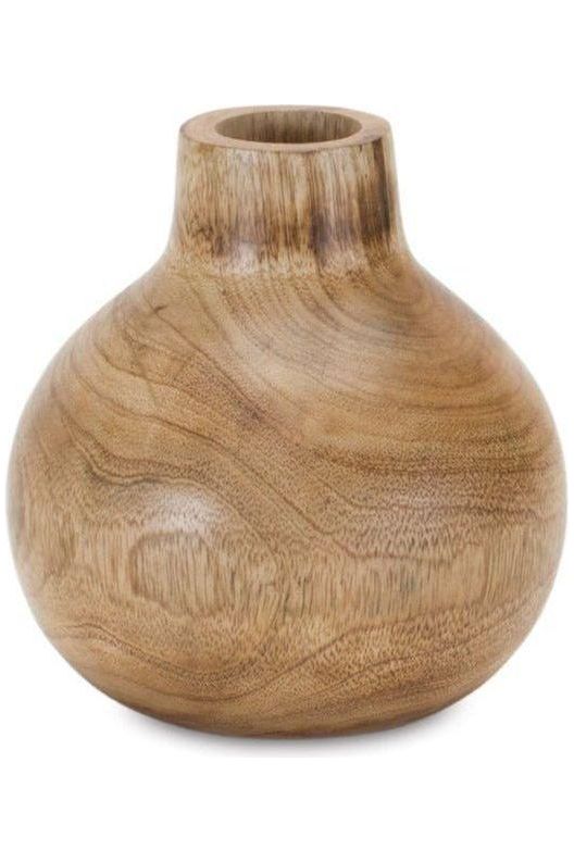 Natural Wood Bud Vase (Set of 3)