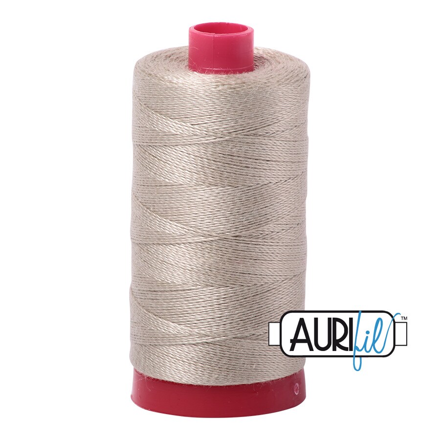 Stone (2324) | 12wt Large Spool (325M / 356Y) | Aurifil Thread