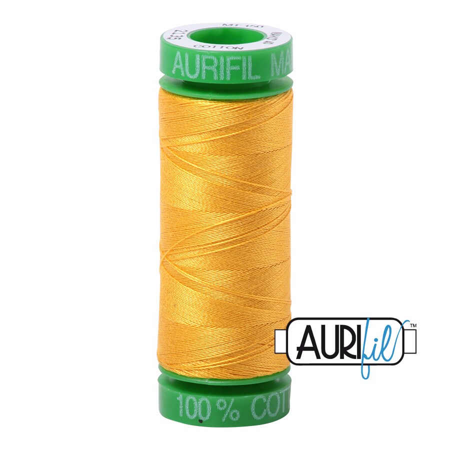 Yellow (2135) | 40wt Small Spool (150M / 164Y) | Aurifil Thread