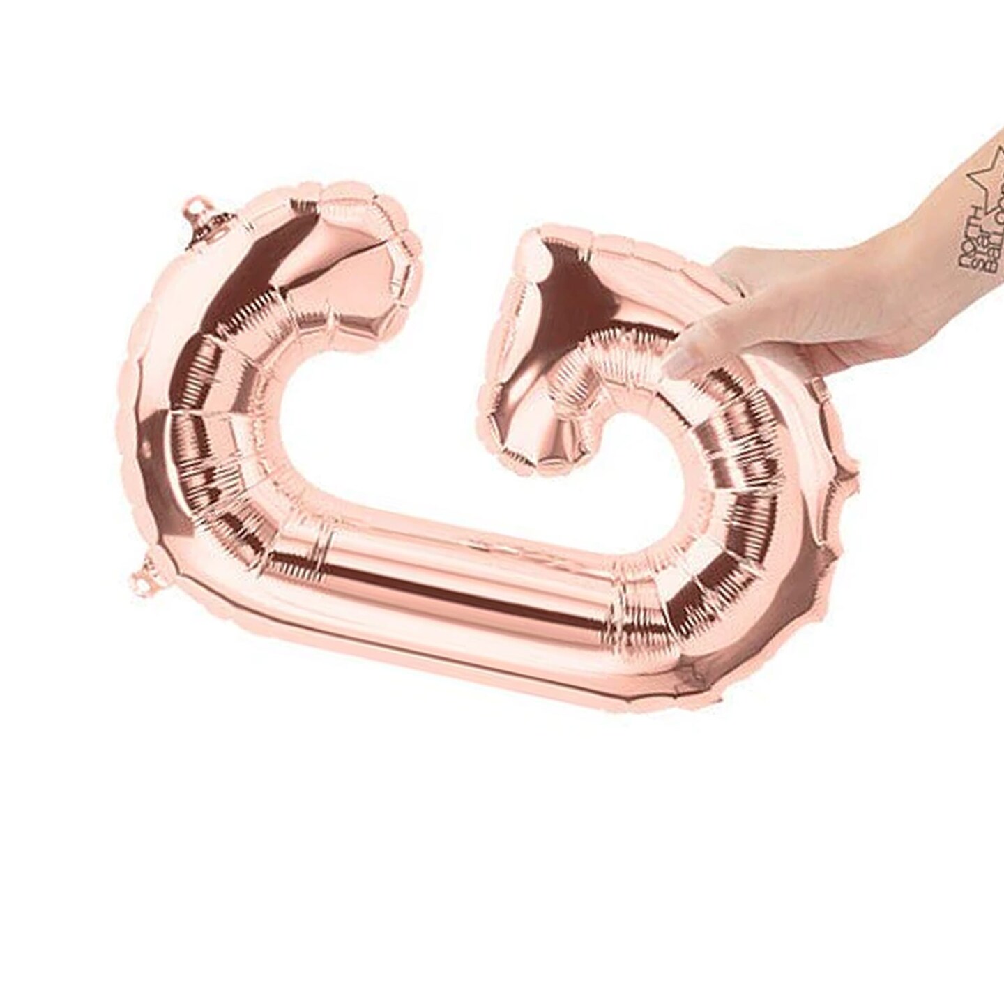 NorthStar Balloons&#xAE; 16 Inch Letter G Rose Gold Air Fill Only