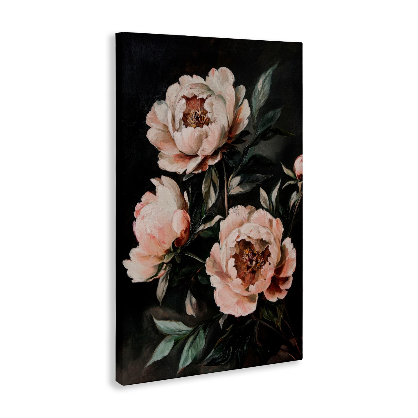 Stupell Industries Dusty Pink Roses Floral Painting Canvas, design by Petal Prints Design