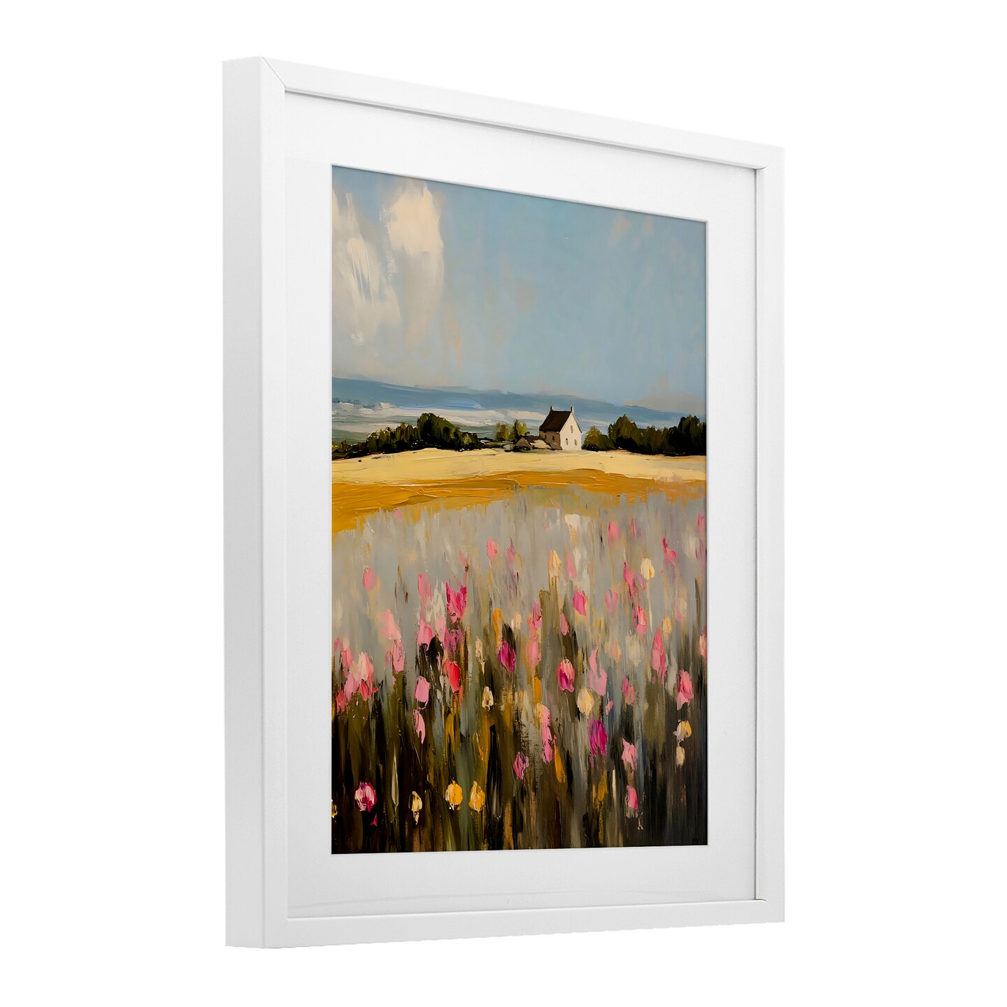 Stupell Industries Expressive Coastal Cottage Framed Print Under Glass, design by Franklyn Gregory