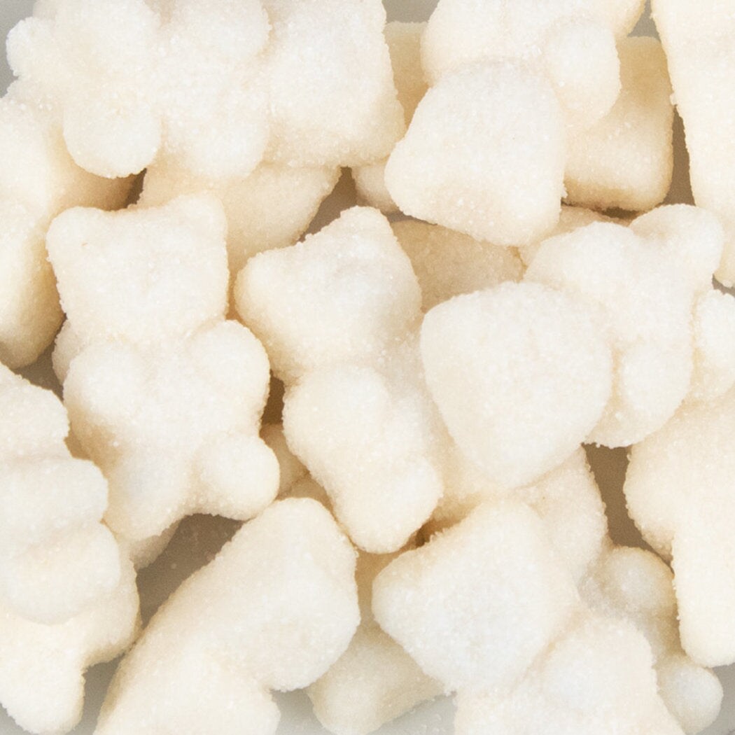 120ct Yellow Lemon Bulk Sugar Sanded Gummy Bears - Chewy Coated Gummy Candies For Parties, Gifting, Dessert Toppings, Candy Buffets And Everyday Snacking (1.5lb)