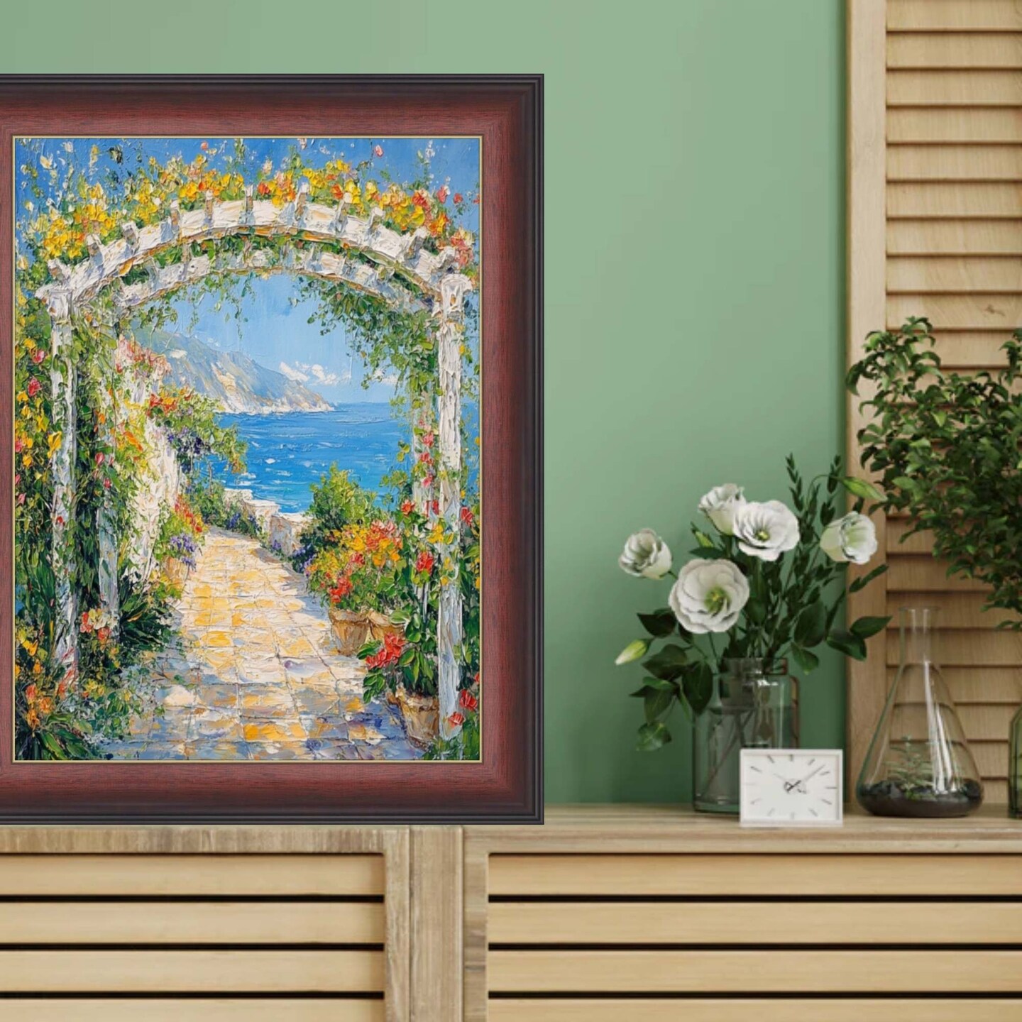 Diploma Mahogany With Gold Line Picture Frame 11x15 frame