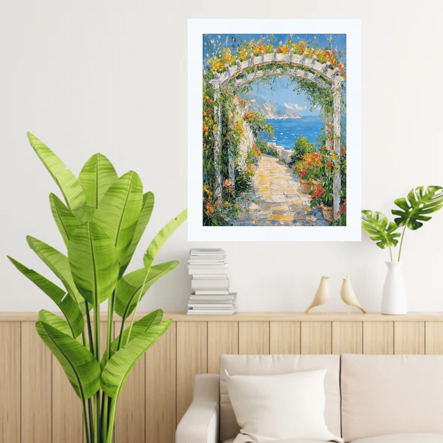 Simple Flat Matte White Wood Picture Frame 13x19 frame