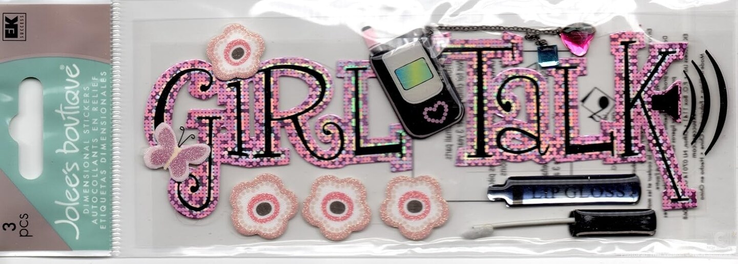 Jolee&#x27;s Boutique Girl Talk Dimensional Stickers