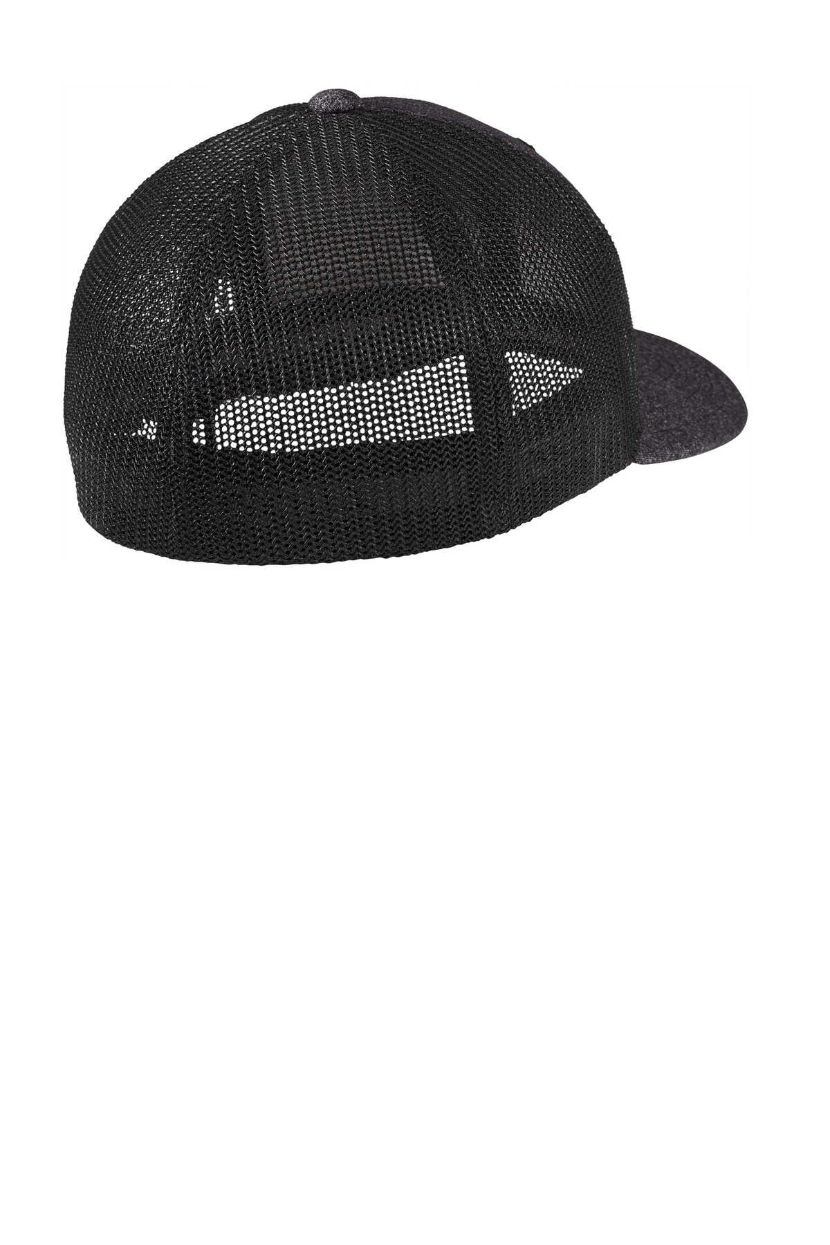 Port Authority&#xAE; Flexfit Melange Mesh Back Trucker Cap