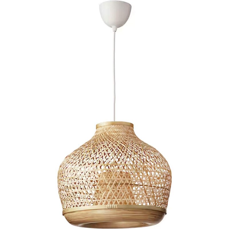 18&#x22; Pendant Lamp Bamboo Handmade