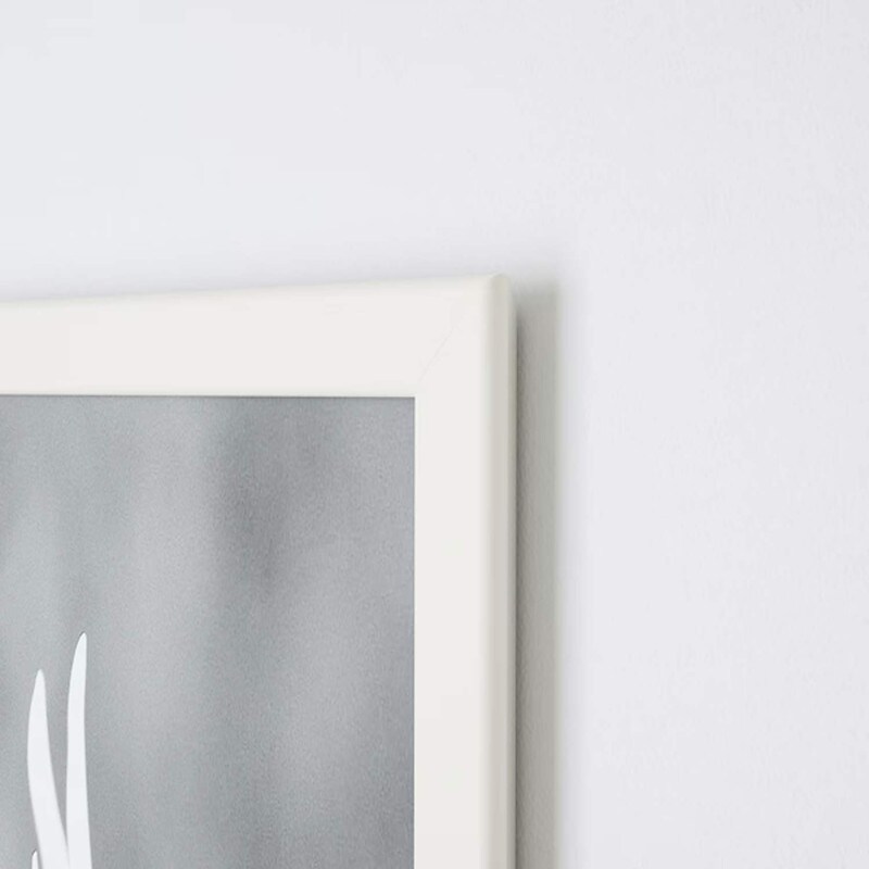 Frame White 19 &#xBE;x27 &#xBD;&#x22; Versatile and Easy to Hang Picture Frame