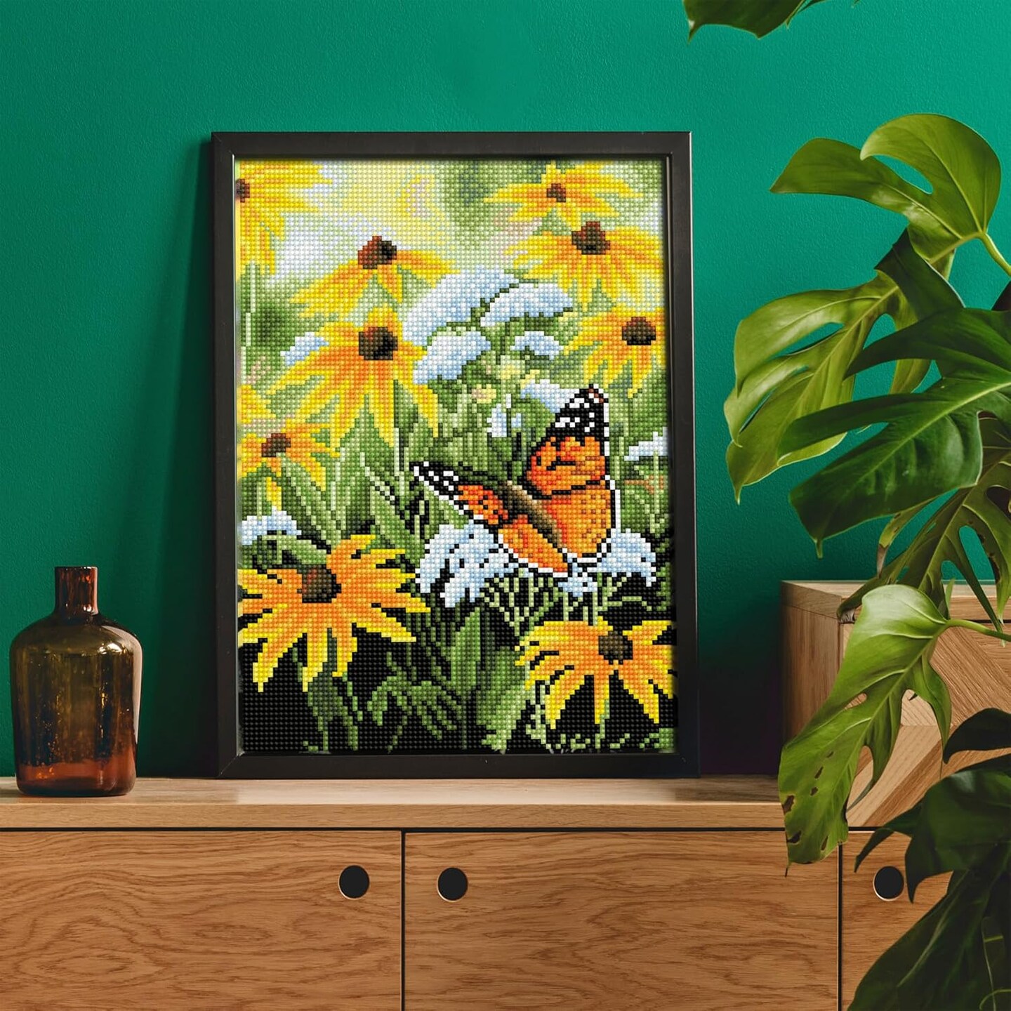 Spring Flight Diamond Painting Kits for Adults - Diamond Art Kits a Relaxing Creative Craft Kit with Dotz Gems 13.8x9.8